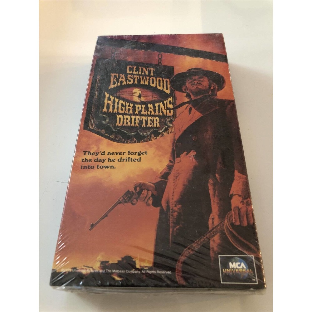 Clint Eastwood High Plains‎ Drifter (1973) VHS NEW Sealed 1990 Western